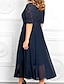 cheap Mother of the Bride Dresses-A-Line Mother of the Bride Dress Elegant Plus Size V Neck Ankle Length Chiffon Sequined Half Sleeve with Appliques 2023