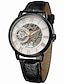 お買い得  機械式腕時計-FORSINING 男性用 ハンズ 自動巻き ぜいたく 透かし加工 / ステンレス / レザー