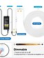 Χαμηλού Κόστους Neon LED Φώτα-φώτα λωρίδας LED neon 1m 2m 3m 4m 5m πολύχρωμα 2835 smd led ip65 αδιάβροχο εύκαμπτο φωτιστικό σιλικόνης με προσαρμογέα dc12v και κιτ διακόπτη dimmer για εσωτερική διακόσμηση σπιτιού