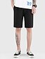 cheap Men&#039;s Pants-Men&#039;s Basic Outdoor Cotton Slim Daily Shorts Pants Solid Colored Short Black Blue Khaki / Summer