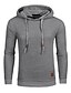 cheap Men&#039;s Hoodies &amp; Sweatshirts-Men&#039;s Solid Colored Hoodie Pullover Sweatshirt Sports &amp; Outdoors Hoodies Sweatshirts  khaki White Light Gray