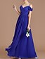 cheap Evening Dresses-A-Line Evening Gown Minimalist Dress Wedding Guest Formal Evening Floor Length Sleeveless Spaghetti Strap Chiffon with Pleats 2023