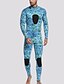 voordelige Wesuits, duikpakken &amp; rashguard shirts-MYLEDI Voor heren Volledig natpak 3 mm SCR Neopreen Duikpakken Thermisch Warm UPF50+ Sneldrogend Hoge Elasticiteit Lange mouw Achterrits - Zwemmen Duiken Surfen camouflage Lente Zomer Winter