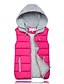 cheap Men&#039;s Downs &amp; Parkas-Men&#039;s Fall Winter Vest Parka Vacation Solid Color Polyester Wine Red / Skin powder / White M / L / XL