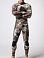 voordelige Wesuits, duikpakken &amp; rashguard shirts-MYLEDI Voor heren Volledig natpak 3 mm SCR Neopreen Duikpakken Thermisch Warm UPF50+ Sneldrogend Hoge Elasticiteit Lange mouw Achterrits - Zwemmen Duiken Surfen camouflage Lente Zomer Winter