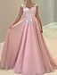 cheap Evening Dresses-A-Line Prom Dresses Luxurious Dress Wedding Guest Wedding Party Floor Length Sleeveless V Neck Chiffon with Appliques 2024