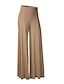 cheap Women&#039;s Pants-Women&#039;s Basic Essential Yoga Wide Leg Straight Culottes Wide Leg Palazzo Full Length Pants Stretchy Sports Outdoor Daily Solid Color High Waist Slim Sapphire Wine Pink Green White S M L XL XXL