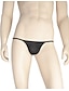 cheap Men&#039;s Exotic Underwear-Men&#039;s G-string Underwear Underwear Cut Out Solid Colored Nylon Low Waist Erotic White Black M L XL