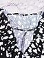 billige Bluser og skjorter til kvinner-Dame Bluse Skjorte Polkadotter Grafiske trykk Drapering Trykt mønster V-hals Grunnleggende Topper Svart Hvit