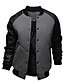 cheap Men&#039;s Jackets &amp; Coats-mens fashion splicing sleeve letterman jacket varsity baseball bomber jacket