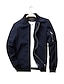 cheap Men&#039;s Jackets &amp; Coats-men&#039;s slim fit lightweight sportswear jacket casual bomber jacket us l black fleece