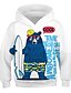 cheap Hoodies &amp; Sweatshirts-Kids Toddler Boys&#039; Hoodie &amp; Sweatshirt Long Sleeve Graphic Letter Print Children Children&#039;s Day Tops Active Streetwear White