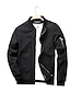 cheap Men&#039;s Jackets &amp; Coats-men&#039;s slim fit lightweight sportswear jacket casual bomber jacket us l black fleece