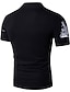preiswerte Lässige T-Shirts für Herren-Herren T Shirt Hemd Graphic Glatt Ständer Sport Ausgehen Kurzarm Bedruckt Bekleidung Baumwolle Boho