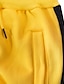 abordables chándal y sudadera con capucha para hombre-Hombre Tracksuit Sudadera Conjunto de Ropa Deportiva Sudadera Con Capucha Trajes para correr Negro Blanco Amarillo Rojo Gris Oscuro Con Capucha Color sólido Rayas Deporte Noche Ropa deportiva Ropa
