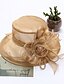 cheap Hats-Women&#039;s Stylish Party Wedding Street Party Hat Flower Wine Pink Hat Portable Sun Protection Breathable / Fall / Winter / Spring / Summer