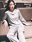 cheap Women&#039;s Loungewear-Women&#039;s Comfortable Loungewear Home Solid Color Artwork Imitated Silk Not Specified