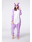 cheap Kigurumi Pajamas-Kigurumi Pajamas Unicorn Flying Horse Adults&#039; Onesie Pajamas Velvet Mink Rose / Blue / Pink Cosplay For Men and Women Animal Sleepwear Cartoon Halloween Festival / Holiday