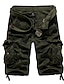 cheap Men&#039;s Pants &amp; Shorts-men‘s cargo shorts Half Trousers Casual Camo Tactical Shorts multi pockets over knee outdoor wear khaki 40