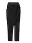 abordables pantalons habillés pour femmes-Femme pantalon de costume Mélange de Coton Taille médiale Cheville Noir Automne hiver