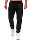cheap Sweatpants-men&#039;s active casual comfy fitting sweatpants solid color trousers jogger pants sports outdoor- black - medium