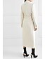 cheap Coats &amp; Trench Coats-Women&#039;s Coat Long Coat White Street Business Fall Turndown Regular Fit S M L XL XXL / Daily / Windproof / Winter
