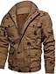 cheap Men&#039;s Outerwear-mens winter coats with hood warm thicken jacket fleece lined casual jacket men hiking jacket parka jacket warm  jackets for men black