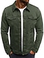 cheap Men&#039;s Outerwear-men&#039;s autumn winter button solid color vintage denim jacket tops blouse coat top cardigan outwear(black, m)
