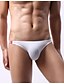 cheap Men&#039;s Exotic Underwear-Men&#039;s Briefs Underwear Solid Colored White Black Red M L XL