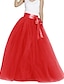cheap Women&#039;s Skirts-Women&#039;s Skirt &amp; Dress Swing Tutu Organza Red-1 22-Black TD87 Nude White Skirts Summer Pleated Tulle Elegant Princess Prom Date One-Size