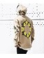 זול טרנינג קפוצ&#039;ון בסיסי-Men&#039;s Hoodie Hooded Geometric Solid Colored Daily Streetwear Hoodies Sweatshirts  Long Sleeve White Black