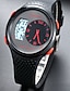 ราคาถูก นาฬิกาดิจิทัล-SANDA นาฬิกาดิจิตอล สำหรับ สำหรับผู้ชาย ผู้ชาย อะนาล็อก-ดิจิตอล ดิจิตอล กีฬา คลาสสิก ปฏิทิน นาฬิกาปลุก จอ LCD โลหะผสม ยาง / หนึ่งปี / ญี่ปุ่น / ญี่ปุ่น