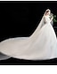 cheap Luxury Wedding Dresses-Princess Ball Gown Wedding Dresses Jewel Neck Court Train Lace Tulle Long Sleeve Formal Romantic Luxurious with Appliques 2022