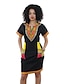 Χαμηλού Κόστους Καλοκαιρινά φορέματα-Γυναικεία Φόρεμα ριχτό Φόρεμα μέχρι το γόνατο Μαύρο και Κίτρινο Μπλε Μαύρο Μαύρο κόκκινο Λευκό Κόκκινο Λευκό μωβ Σκούρο πράσινο Κίτρινο Κοντομάνικο Συμπαγές Χρώμα Άνοιξη Καλοκαίρι Καθημερινά 2022 Τ M