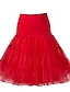 abordables Mini-Jupes-Jupe femme mini jupon noir blanc rouge jupes toutes saisons style vintage classique élégant fête/vacances s m l