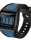 billige Digitalure-SANDA Men&#039;s Men Digital Watch Outdoor Sports Casual Wristwatch Luminous Stopwatch Alarm Clock Calendar Silicone Strap Watch