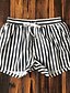 cheap Swimwear &amp; Beach Shorts-Men&#039;s Swimwear Board Shorts Normal Swimsuit Pocket Drawstring Striped White Bathing Suits New Vacation Sports