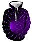 cheap Men&#039;s Pullover Hoodies-Men&#039;s Hoodie Green Purple Yellow Royal Blue Red Hooded Geometric Color Block 3D Daily Holiday 3D Print Plus Size Streetwear Halloween Clothing Apparel Hoodies Sweatshirts