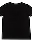 preiswerte T-Shirts &amp; Hemden für Jungen-Jungen 3D Tier Buchstabe T-Shirt Kurzarm Aktiv Basic Baumwolle kinderkleidung