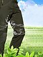 tanie Spodnie i szorty-Męskie Spodnie przekształcane w szorty Spodnie turystyczne Lato Na wolnym powietrzu Oddychający Wodoszczelny Szybkie wysychanie Lekki Spodnie Doły Kieszeń na zamek Elastyczny pas Ciemnoszary Czarny