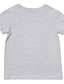 economico T-shirt e camicie per bambini-Da ragazzo 3D Animali Alfabetico maglietta T-shirt Manica corta Attivo Essenziale Cotone Bambino