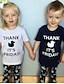 Недорогие Футболки и рубашки-Мальчики 3D Животное Буквы Футболка С короткими рукавами Активный Классический Хлопок Дети