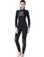 cheap Wetsuits &amp; Diving Suits-Dive&amp;Sail Women&#039;s Full Wetsuit 3mm SCR Neoprene Diving Suit Thermal Warm UPF50+ Breathable High Elasticity Long Sleeve Full Body Back Zip Knee Pads - Swimming Diving Surfing Scuba Patchwork Winter