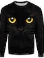 cheap Hoodies &amp; Sweatshirts-Women&#039;s Hoodie Sweatshirt Dog Graphic 3D Daily Casual Hoodies Sweatshirts  White Black
