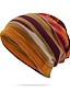 cheap Hats-unwstyu unisex multi-purpose hat, neck warmer, contrasting colors, striped, skull hat purple