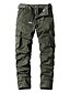 cheap Cargo Pants-Men&#039;s Cargo Pants Trousers Multi Pocket Solid Color Quick Dry Outdoor Full Length Fitness Running Simple Casual ArmyGreen Khaki Micro-elastic