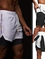 cheap Running &amp; Jogging Clothing-Men&#039;s Running Shorts Athletic Bottoms 2 in 1 with Phone Pocket Liner Gym Workout Marathon Jogging Training Exercise Breathable Quick Dry Moisture Wicking Sport Solid Colored White Black Dark Gray