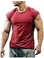ieftine Tricouri de Sală-Bărbați Tricou Cămăși care absorb umezeala Simplu Stil Nautic Casual Concediu Manșon scurt Îmbrăcăminte Sport Modă Ușor Muşchi