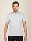 cheap Men&#039;s Clothing-Men&#039;s 100% Cotton T-Shirt Soft Comfortable Classic Tee Solid Colored Round Neck Short Sleeve Daily Tops Simple Male Summer T Shirt