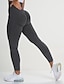 billige Yoga Leggings &amp; Tights-sømløse leggings for kvinner crunch rumpe høy for kvinner fitness gym treningstights med midje sømløs slim passform